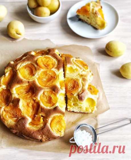​Лёгкий, классный пирог с абрикосами