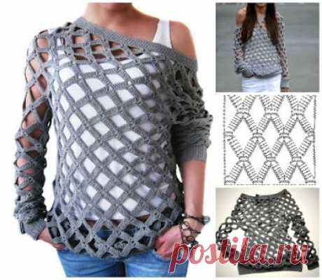 Ivelise Hand Made: Блуза в вязания крючком