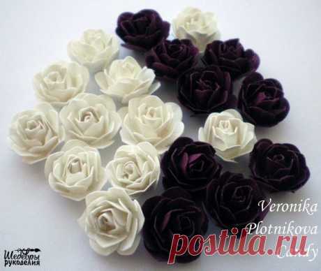 Бумажные розочки 🌹

Для декора.