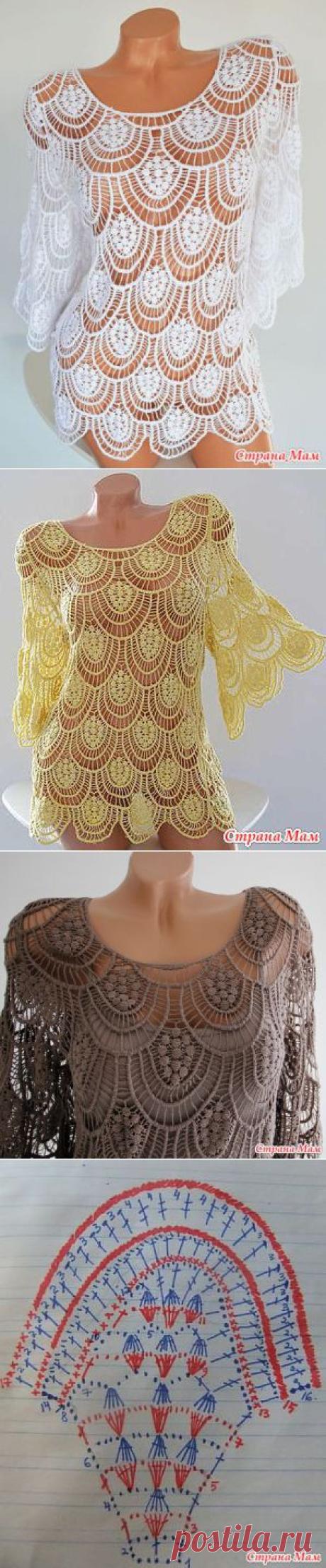 Красивейшая туника (с адаптированной схемой).