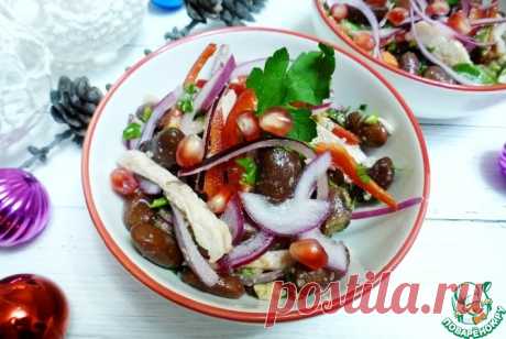 Салат "Тбилиси" с куриным мясом Кулинарный рецепт