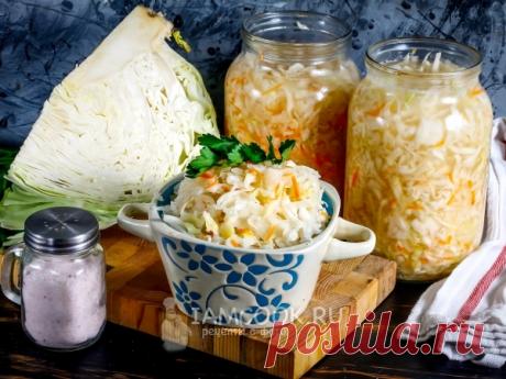 Хрустящая капуста на зиму в рассоле в банках — рецепт с фото Сочная и хрустящая квашеная капуста зимой - вкусная и полезная овощная закуска практически под любое второе блюдо!