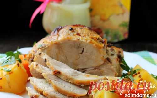 Мясо, запеченное с кардамоном и горчицей | Кулинарные рецепты от «Едим дома!»