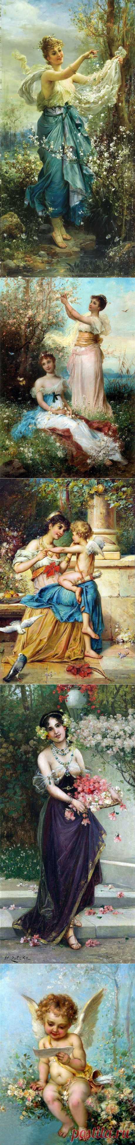 Hans Zatzka (Ханс Зацка, 1859-1945, Austrian) \1\