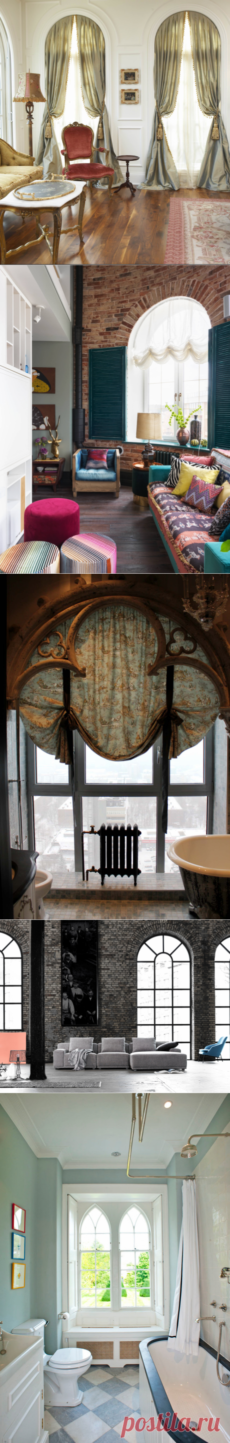 Как сделать арочное окно – виды арочных окон, как вставить арочные окна в обычный проем | Houzz Россия