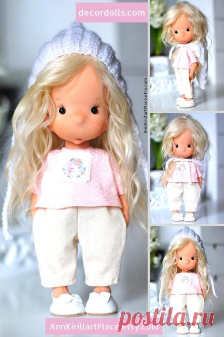 Fabric Rag Doll Textile Art Doll Love Gift Soft Doll Tilda | Etsy