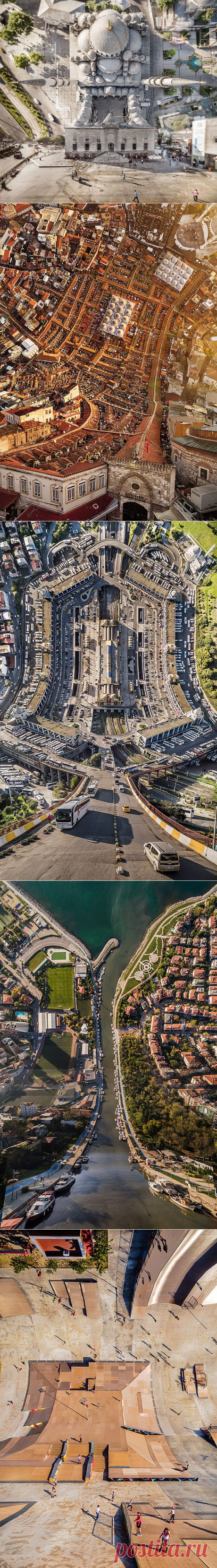 Турецкий фотограф «сгибает» города, и это потрясающе! / Туристический спутник