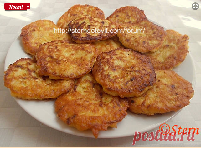 Оладьи кабачково-яблочные