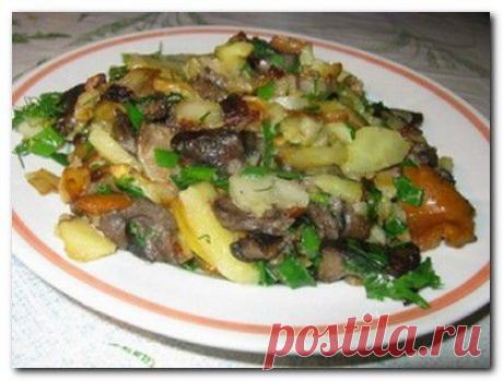 Картошка с грибами в мультиварке - пошаговый рецепт | Мультиварик.Ру