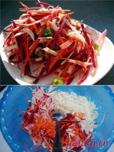 Салат "Щетка"