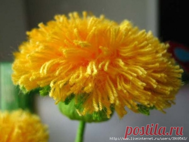 ОДУВАНЧИК. - Вязание крючком для начинающих