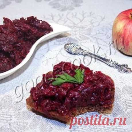 Свекольная икра с яблоками