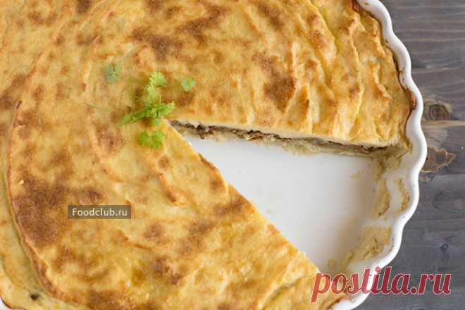 Как мы готовим картофельную запеканку с лисичками