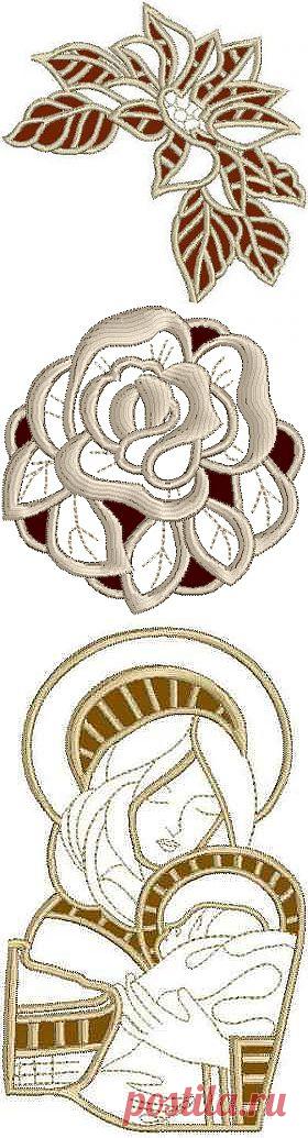 Шикарные трафареты ришелье. 1 часть..