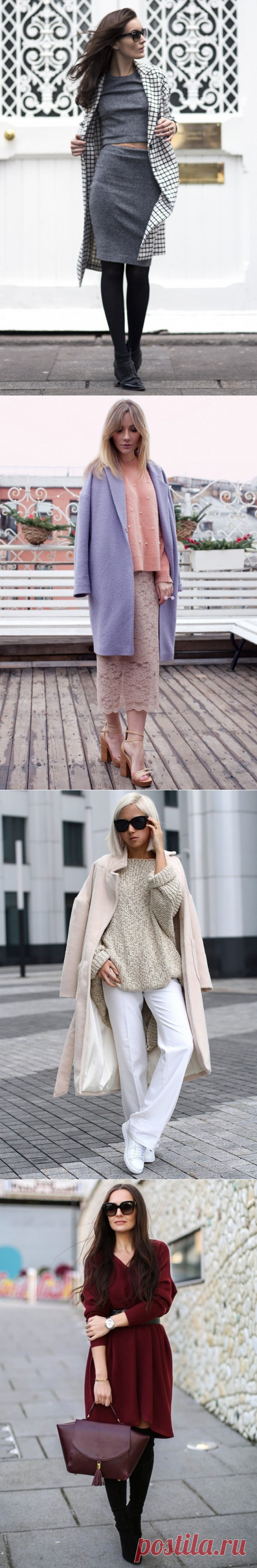 Что носить осенью: модная одежда осень 2017-2018 - фото модных луков на осень