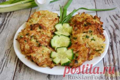Рецепт: Капустные оладьи с овсяными хлопьями на RussianFood.com