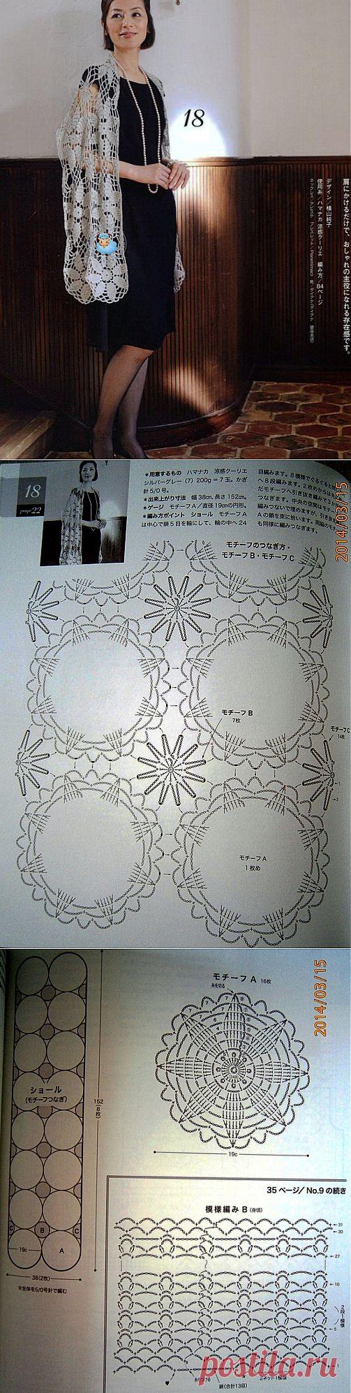 ПАЛАНТИН ИЗ ЦВЕТОЧНЫХ МОТИВОВ.