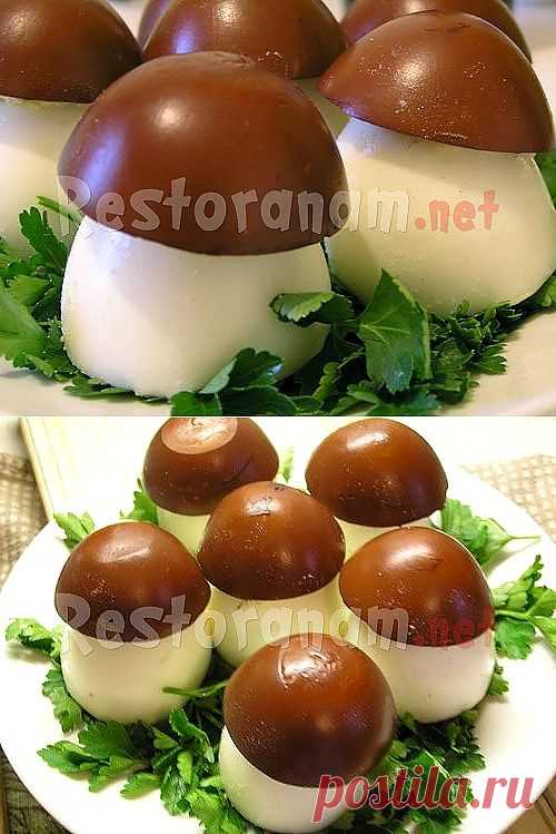 Закуска «Грибочки-боровички». Рецепты холодных закусок.