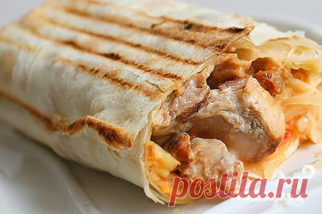 Рыба, запеченная в лаваше - кулинарный рецепт на Повар.ру