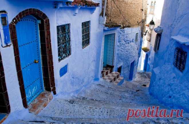 Голубой город Шефшауен (Chefchaouen) в Марокко - Туристический портал - Мир красив!