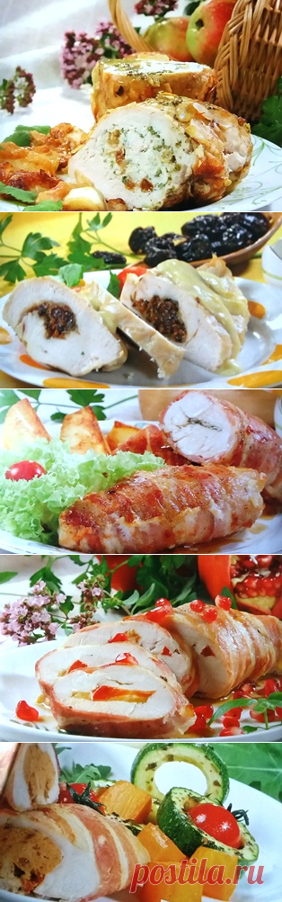 Мясные рулетики к праздничному столу