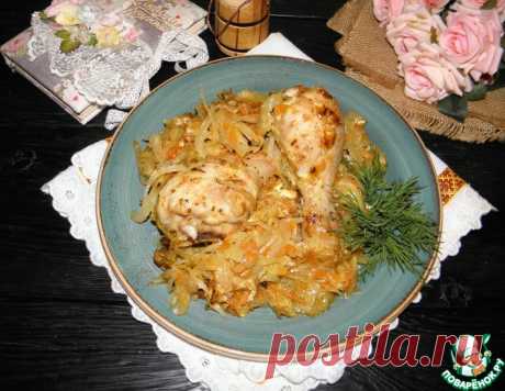 Курица на капусте – кулинарный рецепт