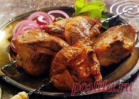 Шашлык в минеральной воде