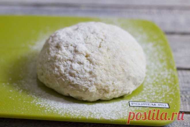 Тесто для пиццы без дрожжей - рецепт с фото