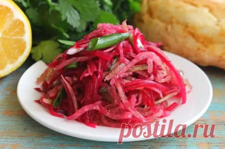 Салат из вареной свеклы с редькой по-татарски - Будет вкусно - Медиаплатформа МирТесен