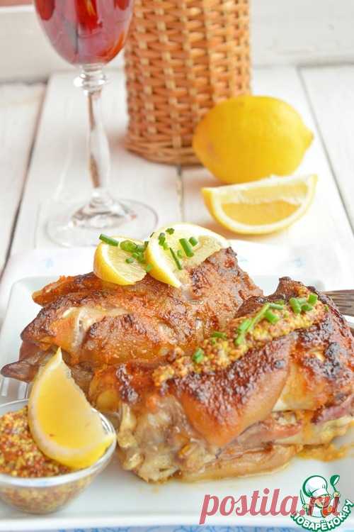 Ножки свиные запеченные - кулинарный рецепт