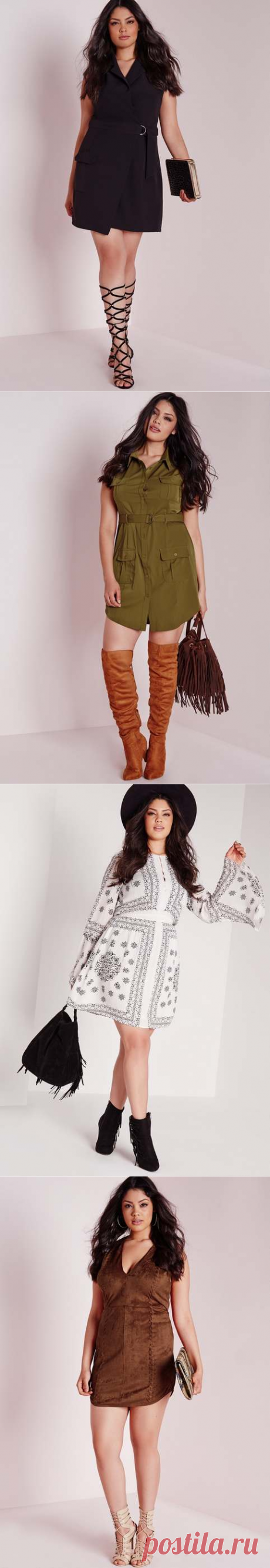 Платья для полных девушек английского бренда Missguided весна-лето 2016