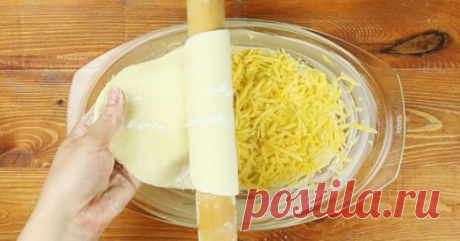 Пирог с сыром, который хочется готовить каждый день! Читать далее...