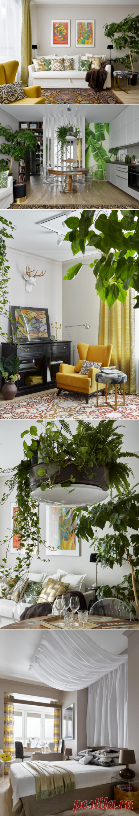 В гостях: Солнечная квартира для семьи дизайнера | Houzz Россия