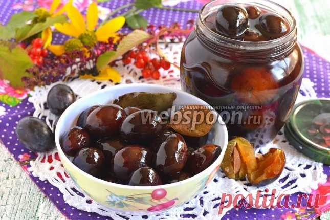 Сладкие маринованные сливы-пятидневки