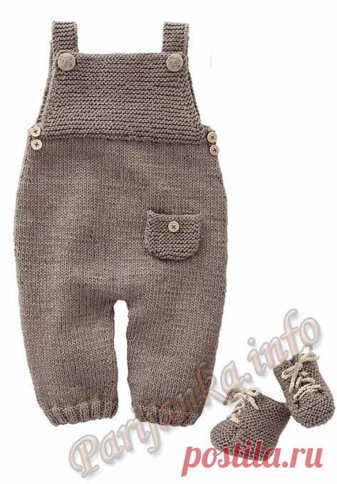 Комбинезон и пинетки (д) 27*165 Bergere de France №3489