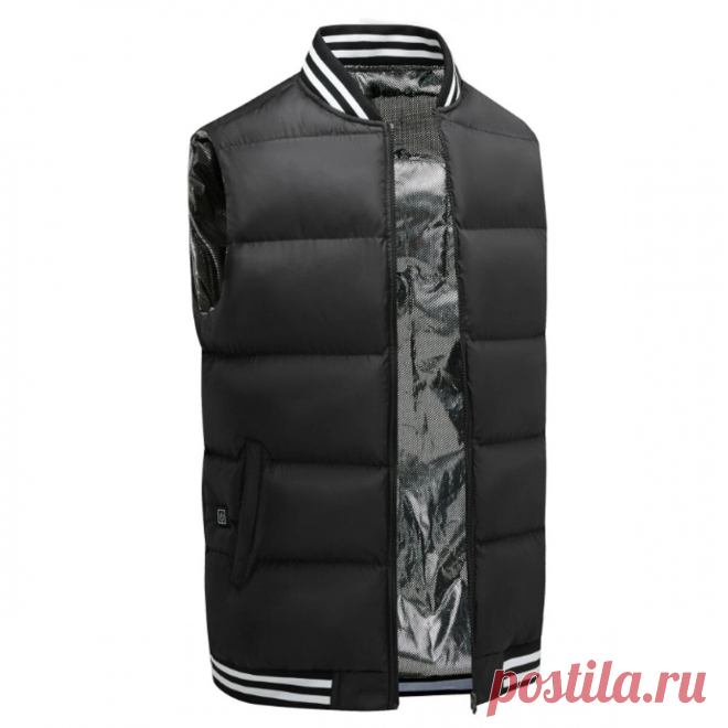 Men women five-zone usb electric heating waistcoat heated jacket winter warmer smart constant temperature Sale - Banggood.com