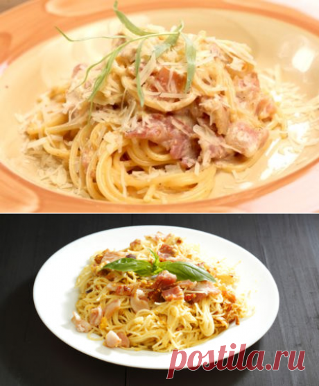 Паста Карбонара, классический рецепт с фото