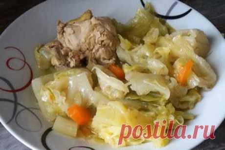 Молодая капуста с курицей (сербская кухня) рецепт с фото