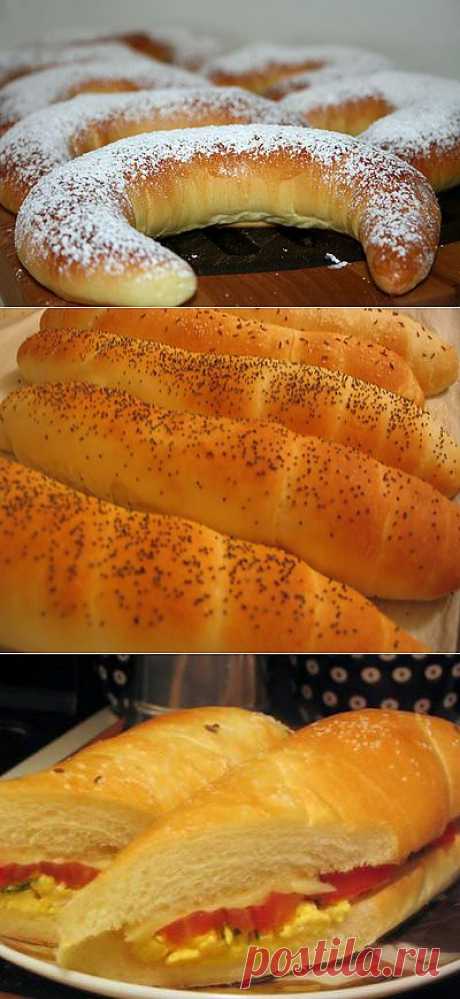 Выпечка хлеба.Рогалики