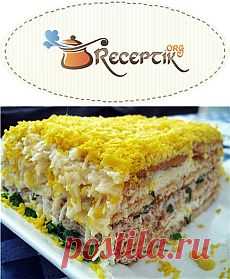 Рыбный торт » Рецепты с фотографиями 2013. Рецепты на праздники! Вкусные рецепты салатов и закусок, рецепты выпечки и десертов, первых и вторых блюд для Вас!