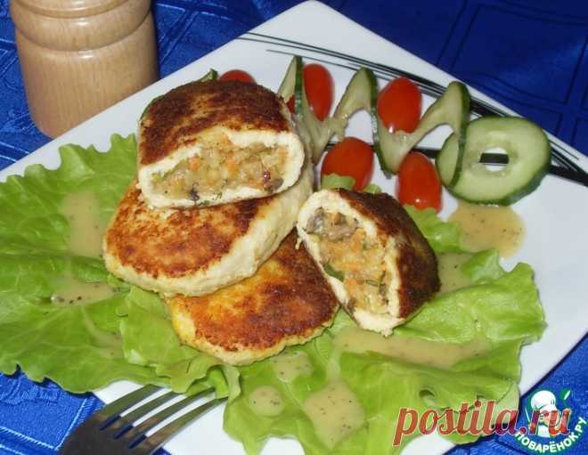 Куриные зразы с грибами – кулинарный рецепт