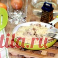 Куриная печень в соусе 
