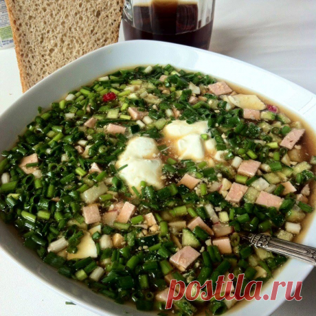 Кулинарные рецепты: Окрошка на пиве
