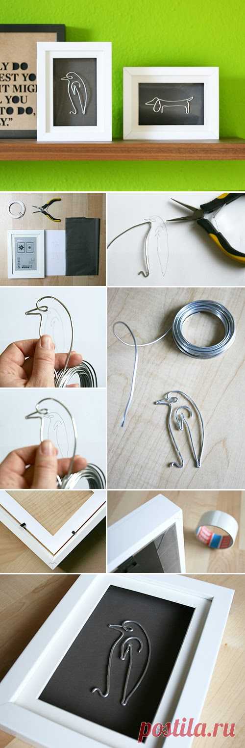 Picasso aus Draht | Gingered Things