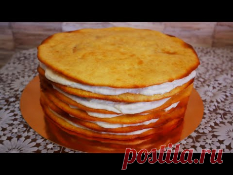 Торт МОЛОЧНАЯ ДЕВОЧКА с малиновой начинкой ВКУСНЫЙ Домашний Торт Простой в приготовлении
