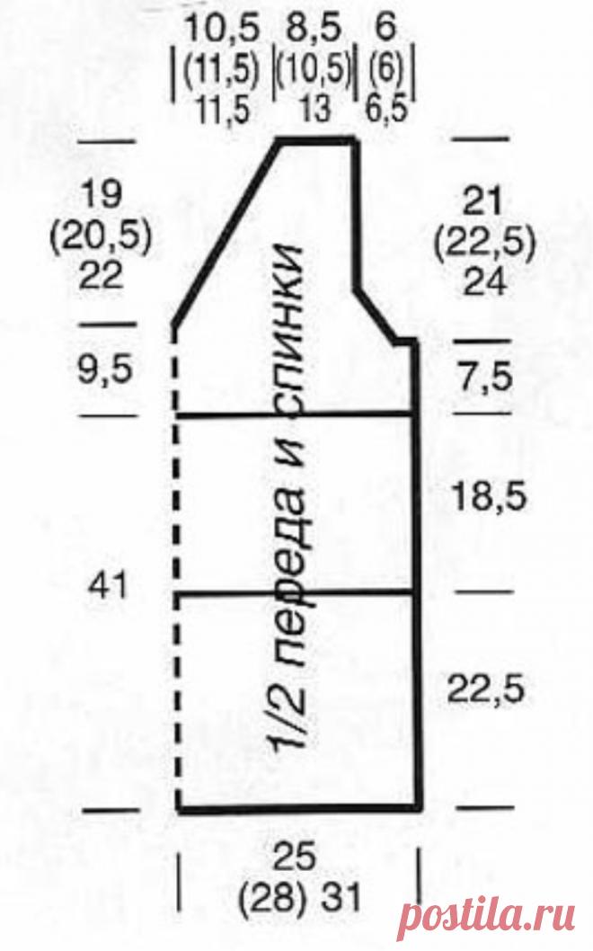 Openwork tunic free pattern