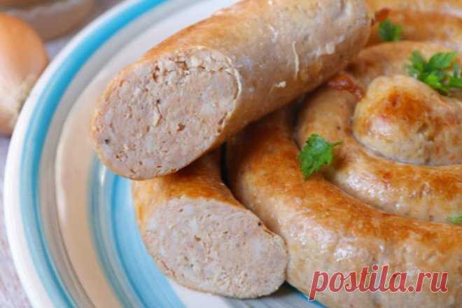 Куриная колбаса с чесноком и морковью, рецепт — Вкусо.ру