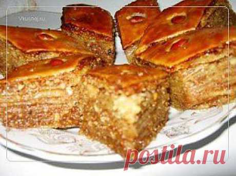 Медовая пахлава | Рецепты вкусно