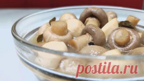 Шампиньоны много лет мариную только так. Трачу 15 минут. Вкусный и простой рецепт Шампиньоны много лет мариную только так. Трачу 15 минут. (делюсь отменным рецептом)