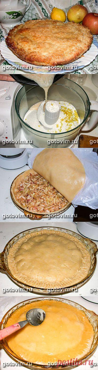 Пирог с яблоками и карамелью. Фото-рецепт  / Готовим.РУ